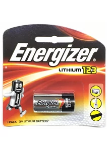 Energizer CR123 lithium elem