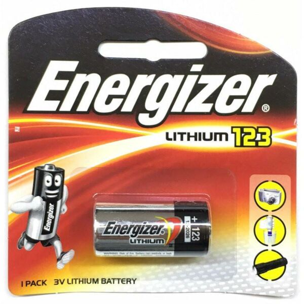 Energizer CR123 lithium elem