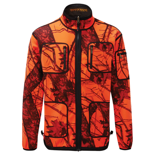 Shooterking D1212 Mossy Blaze Orange kifordítható softshell kabát